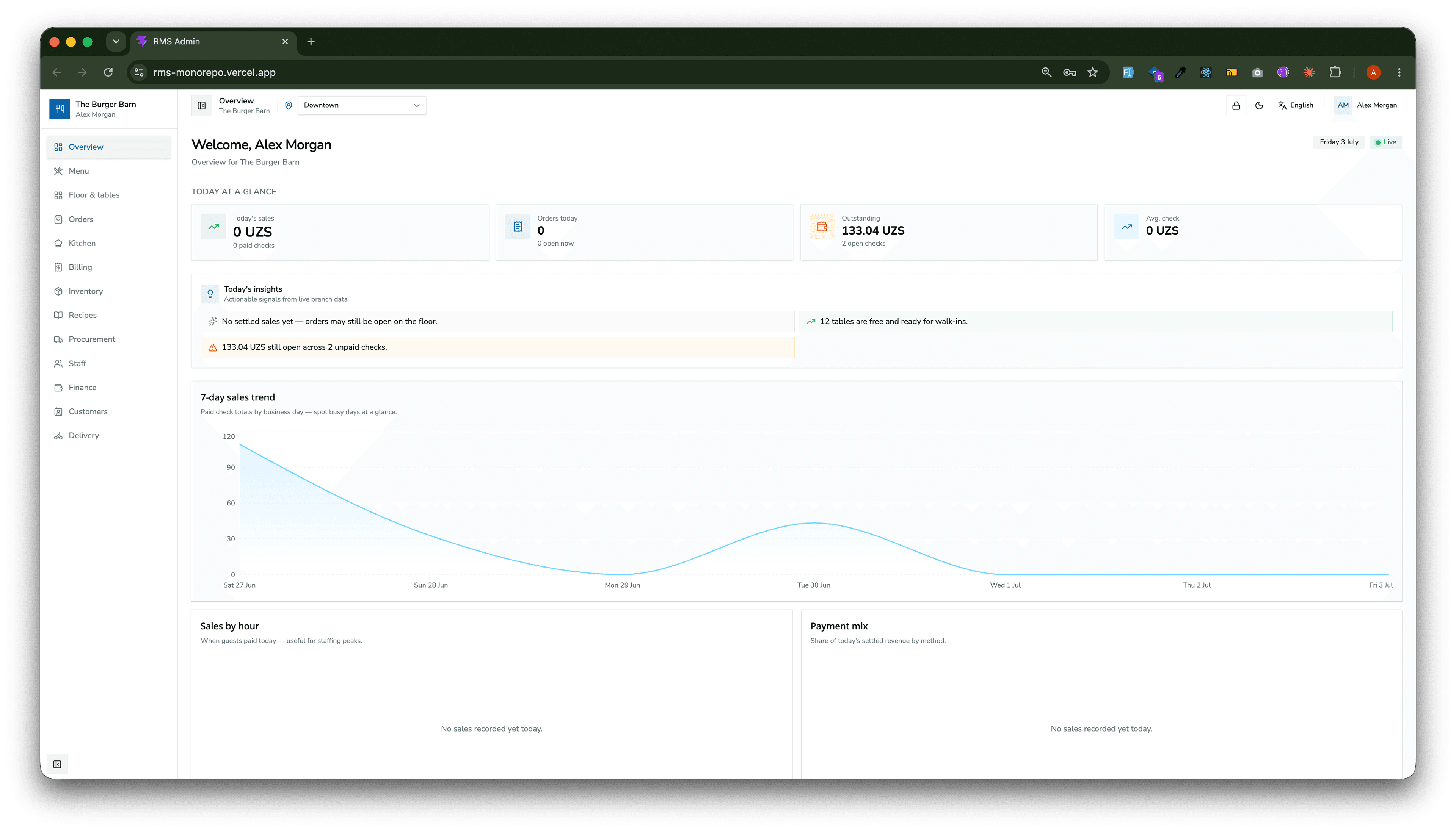 RestoBook — Restaurant Booking Platform
