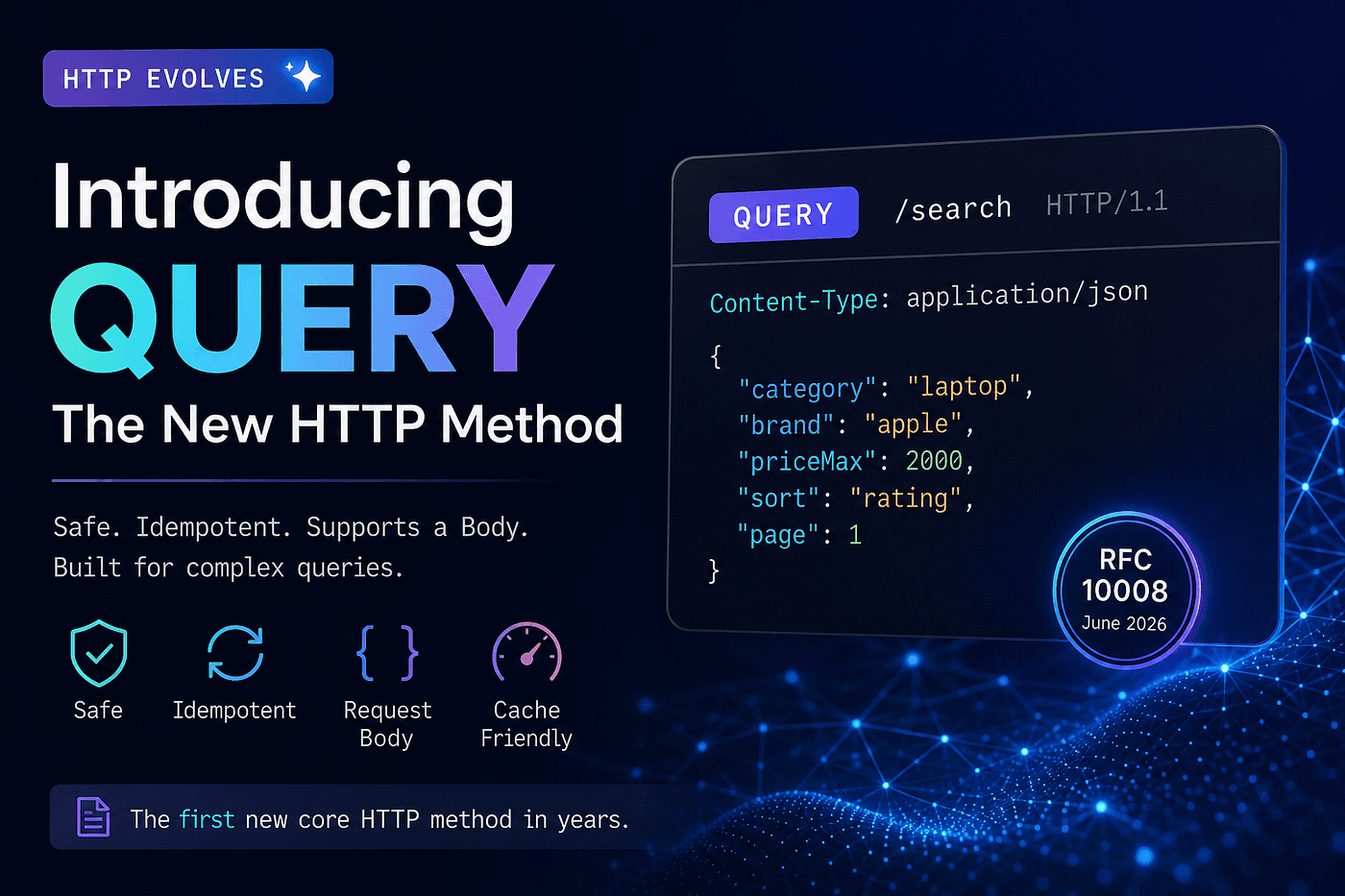 The New HTTP Method: QUERY — A Practical Guide for Backend Developers